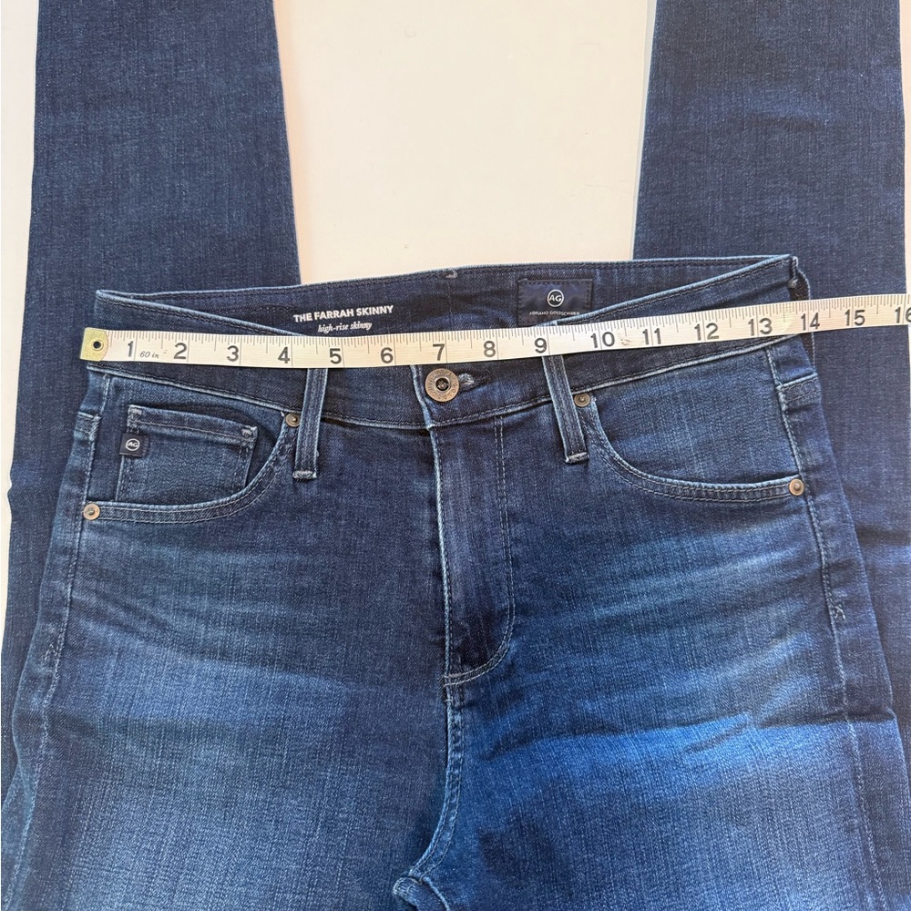 AG ADRIANO GOLDSCHMIED WOMANS HIGH RISE FARRAH SKINNY SIZE 26R - Picture 2 of 11